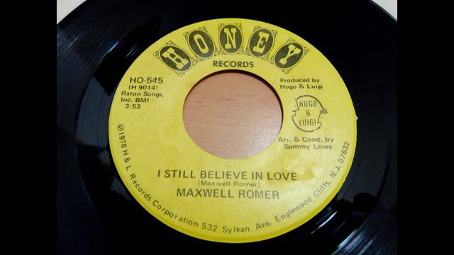 Maxwell Romer -  I still believe in love
