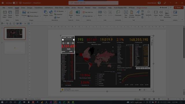 Embed Power BI in PowerPoint interactive смотреть онлайн