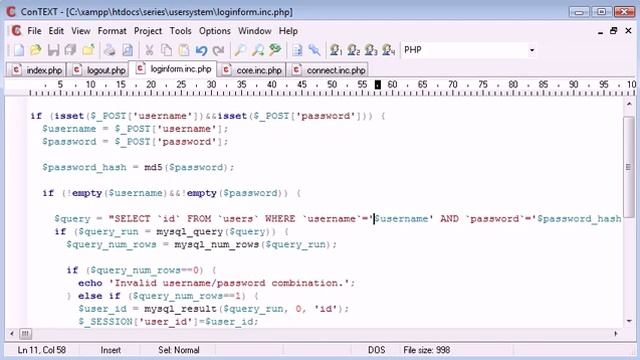 143 Protecting the User Against SQL Injection смотреть онлайн