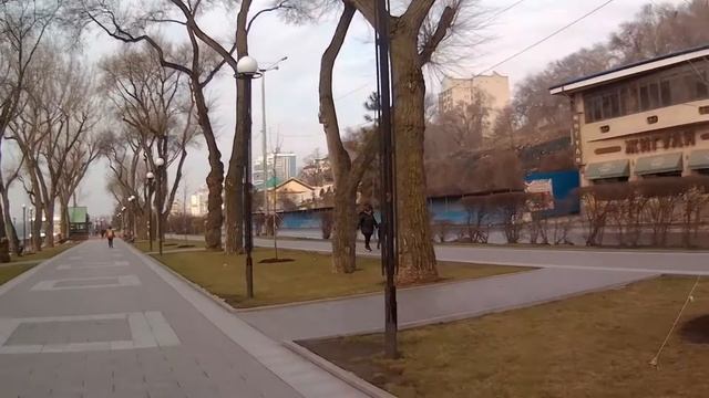 Прогулка утром от пр. Ворошиловского до пр. Буденовского по набережной в Ростове-на-Дону 29.03.2021 смотреть онлайн