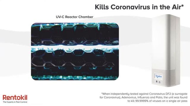 Hextio VIRUSKILLER™ Air Purifier | Rentokil Pest Control смотреть онлайн
