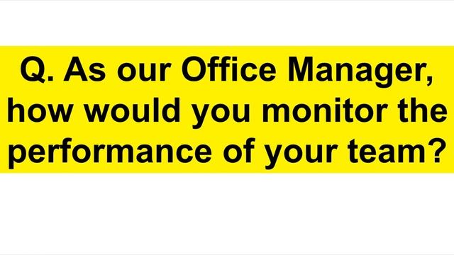 OFFICE MANAGER Interview Questions And Answers! (5 Tough Interview Questions) смотреть онлайн