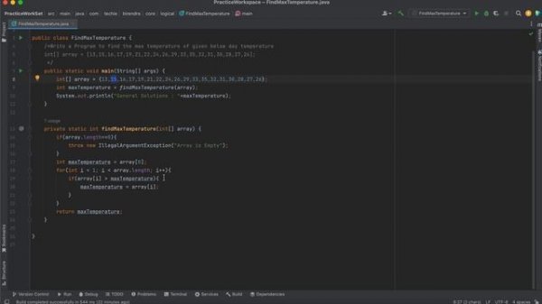 FindMaxTemperature | JAVA 8 | Stream API