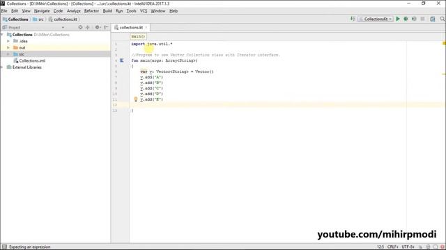 #315 Kotlin Tutorial | Vector class with Iterator смотреть онлайн