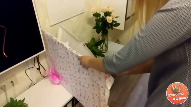 Картина в стиле ПопАрт. Подарок от подруг. смотреть онлайн