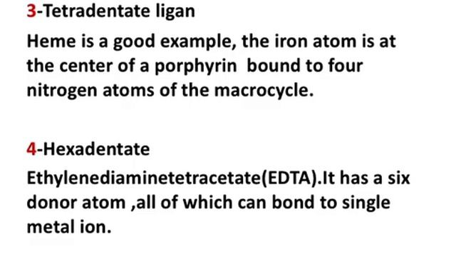 Chemistry/ Inorganic (chelating Agent ) Lec 4/DR.ENTISAR