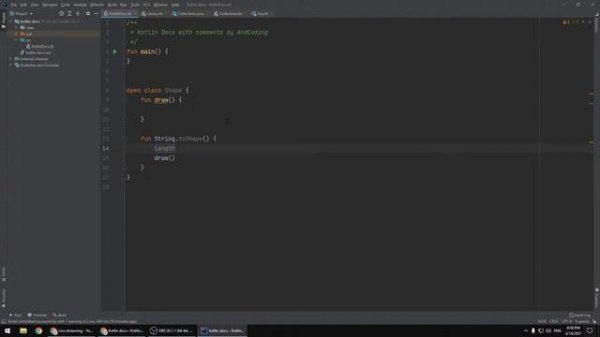Kotlin с нуля #10 - Extensions, Data classes (kotlin docs "live" с комментариями)