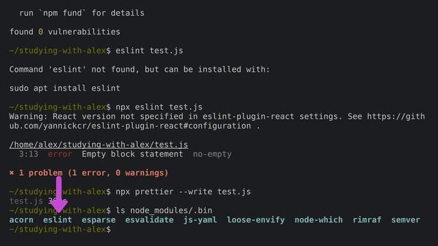 1 minute coding tip: npx to make it easier to run npm binaries from your JS project смотреть онлайн