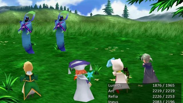 Final Fantasy III [RUS]. Часть 29: Абсолютное оружие и высший призыв всех 8 существ игры. смотреть онлайн