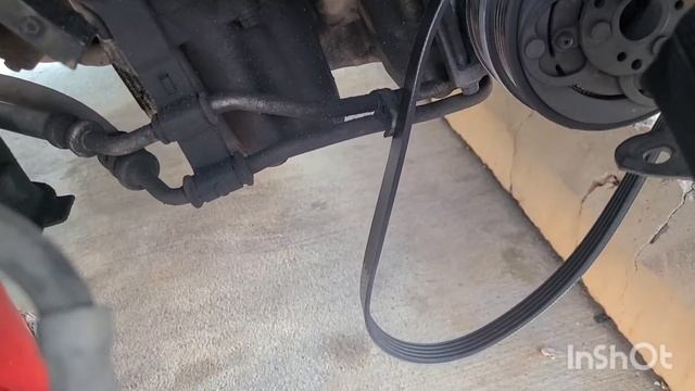 How to replace belt tensioner 08 Volvo S40 #Mechanic смотреть онлайн