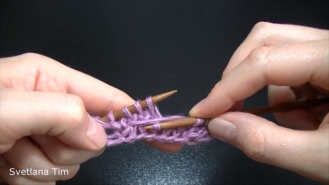 Узор Ромбы на лицевой глади "Шпалеры". Вязание спицами # 626 смотреть онлайн