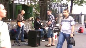 Уличные музыканты на Арбате («Арбат-Бит»)