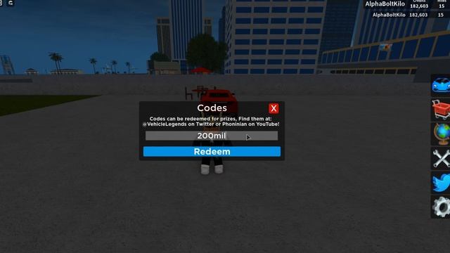 *4 CODES* ALL WORKING CODES FOR VEHICLE LEGENDS 2021! ROBLOX VEHICLE LEGENDS CODES 2021 смотреть онлайн