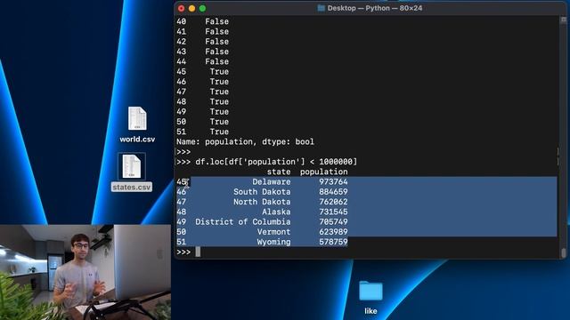 How to Filter Pandas Dataframe (subset rows and columns by value) смотреть онлайн