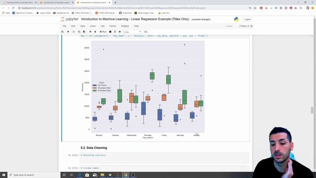 Linear Regression in Python Jupyter Notebook - Part 2 смотреть онлайн