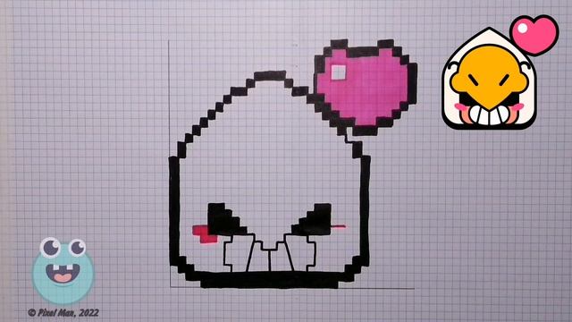 Как нарисовать значок БО по клеточкам | Бравл Старс | Brawl Stars смотреть онлайн