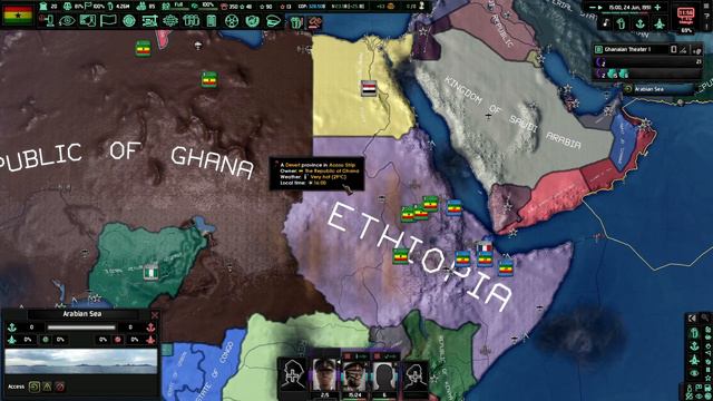 RISE OF ETHIOPIA | COLD WAR IRON CURTAIN MOD - GHANA | HEARTS OF IRON 4 [P18] смотреть онлайн