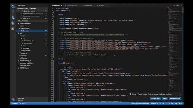 Make a website with VueJS and Bootstrap - Beginners смотреть онлайн
