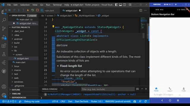 Bottom navigation bar in flutter | #flutterinhindi #flutter #dart #programming #superflutter смотреть онлайн