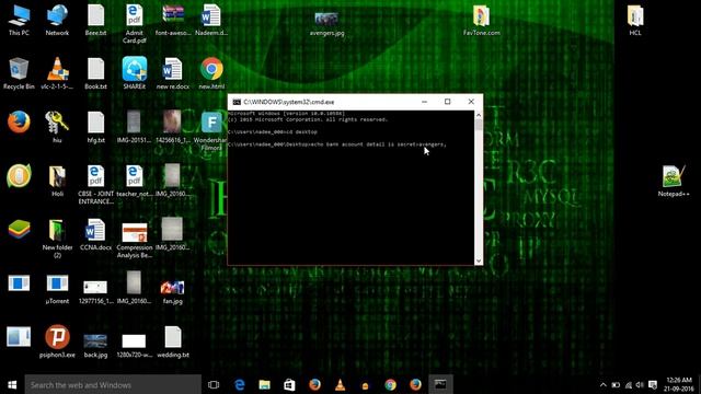 How To Hide File Inside Image using Command Prompt смотреть онлайн