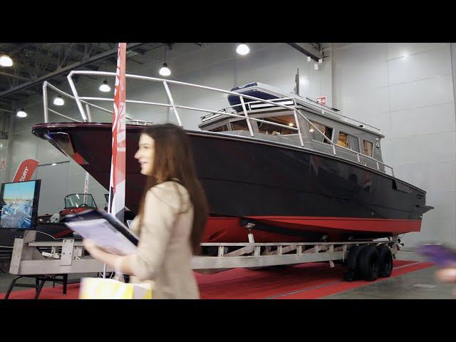 Морской Катер из САРАТОВА за 30 Миллионов. Moscow BoatShow 2020 / Алюминиевый Катер T Rex 40