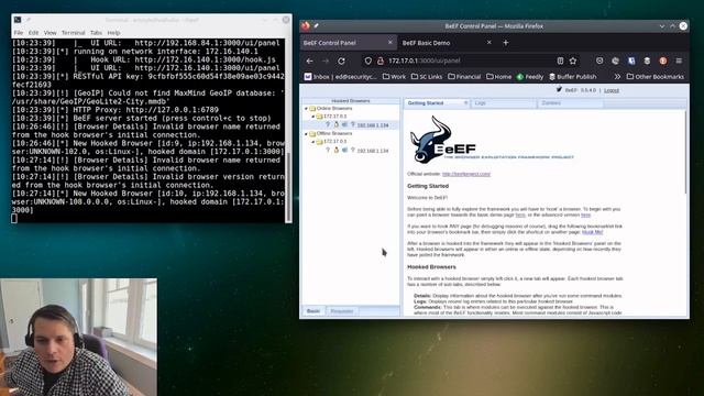 How to use BeEF, the Browser Exploitation Framework смотреть онлайн