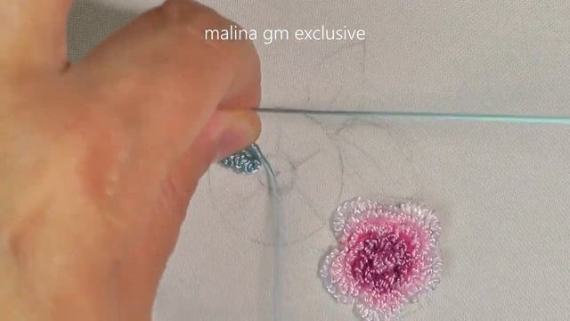 Dimensional Embroidery - Bouquet of flowers - Brazilian Embroidery Stitches смотреть онлайн
