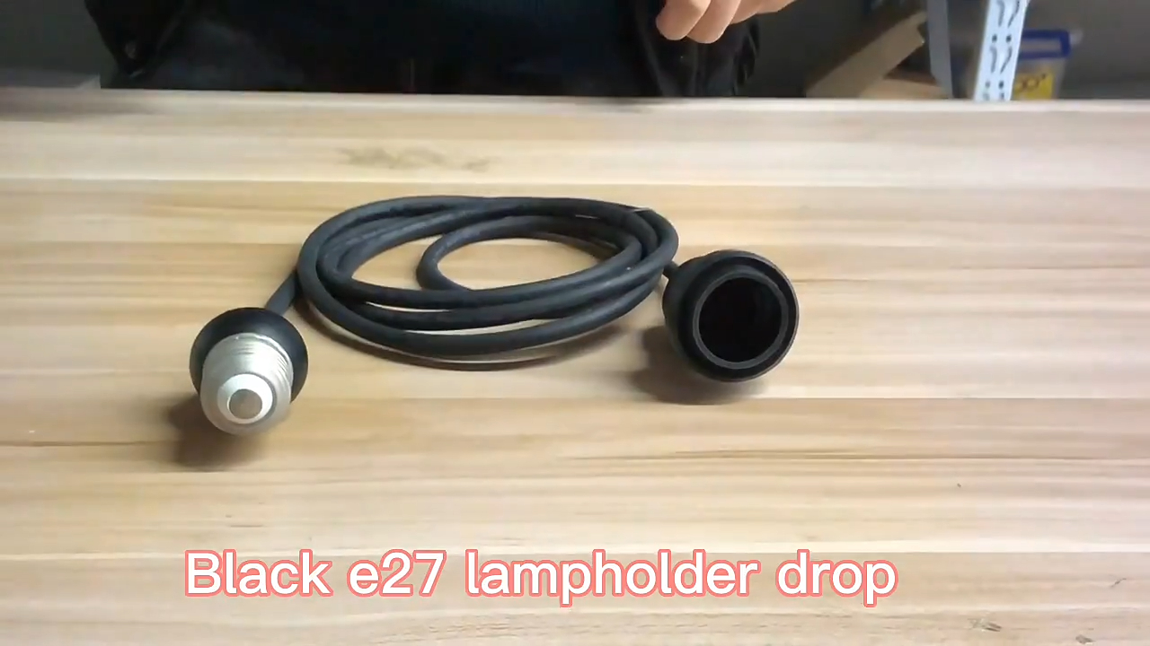 Wendadeco 30CM 50CM Festoon Light Accessories Black White Cable E27 Socket