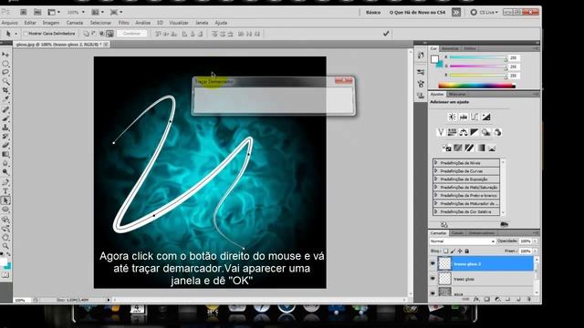 Criando efeito gloss no Photoshop CS5 смотреть онлайн