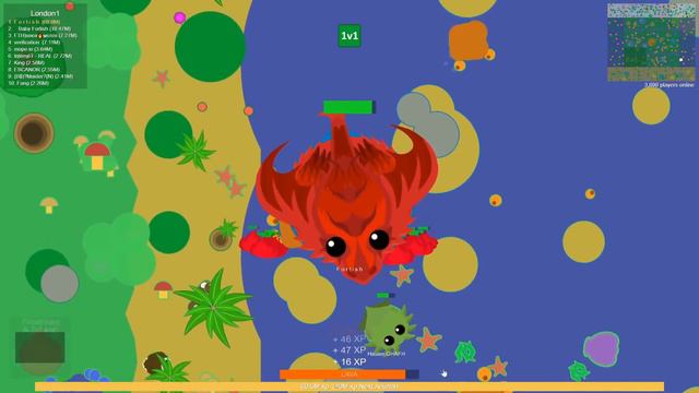 NEW LEGENDARY QUEEN SCARLET IN MOPE.IO - Mope.io Queen Scarlet Gameplay смотреть онлайн