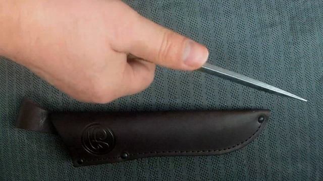 Нож Лань (литой булат, ильм, бронза) www.korenok.ru смотреть онлайн