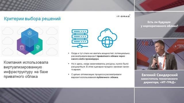 Есть ли будущее у корпоративного облака? смотреть онлайн