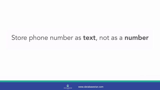 The Best Way to Store Phone Numbers in an SQL Database смотреть онлайн