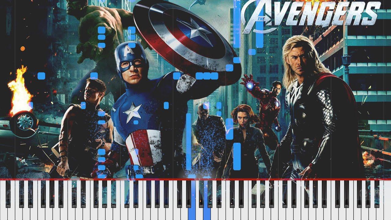 The Avengers Main Theme | How To Play Piano смотреть онлайн