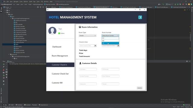 Hotel Management System Using JavaFX And MySQL смотреть онлайн