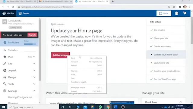 How to create a WordPress account || In 3 minutes смотреть онлайн