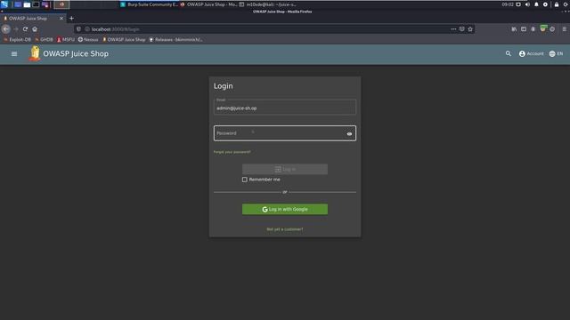 Password Strength - Broken Authentication - OWASP Juice Shop Walkthrough смотреть онлайн