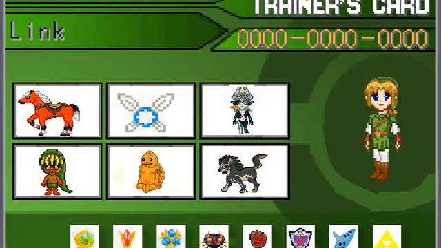 Legend of Zelda form of a pokemon trainer card смотреть онлайн
