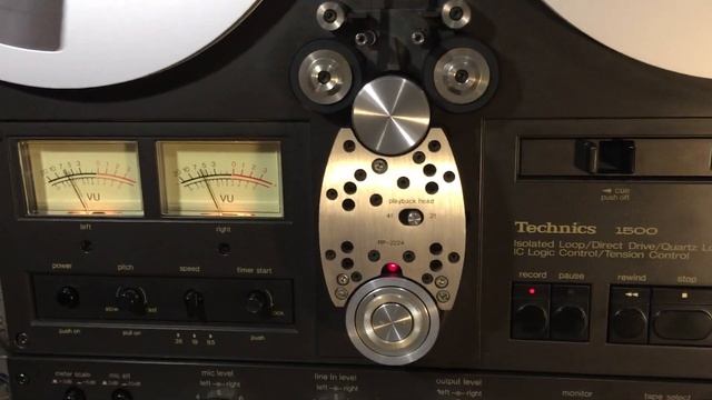 Катушечный магнитофон Technics 1500 смотреть онлайн