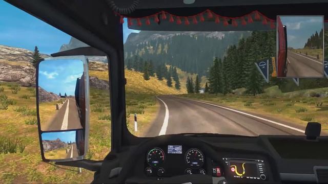Очень экстремальное вождение в Euro Truck Simulator 2 смотреть онлайн