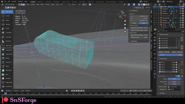 [Day 16] Shotgun+Glaive hybrid | Blender 3.2 | Part 3 смотреть онлайн