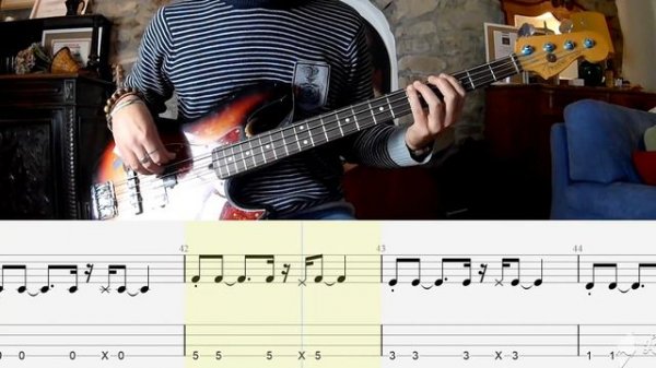 Portishead - Roads BASS COVER + PLAY ALONG TAB + SCORE