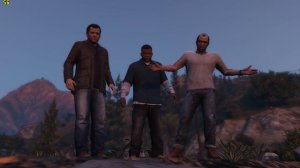 Grand Theft Auto V  - концовка игры - если выбрать спасти всех