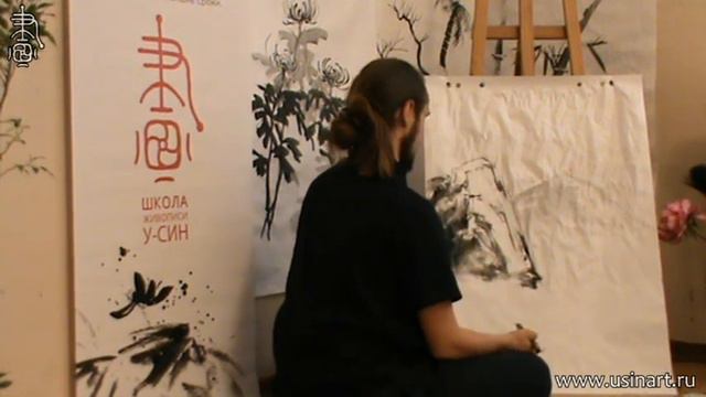 Уроки по пейзажной живописи у-син. Урок 7 _Целостный пейзаж смотреть онлайн