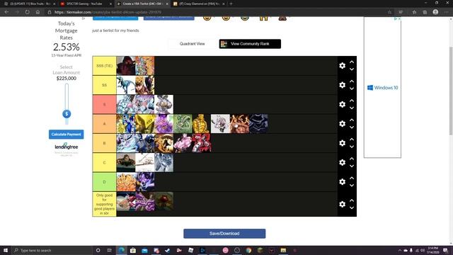 YBA Updated Stand Tier List What's the New Best Requiem?(7/14/20) смотреть онлайн