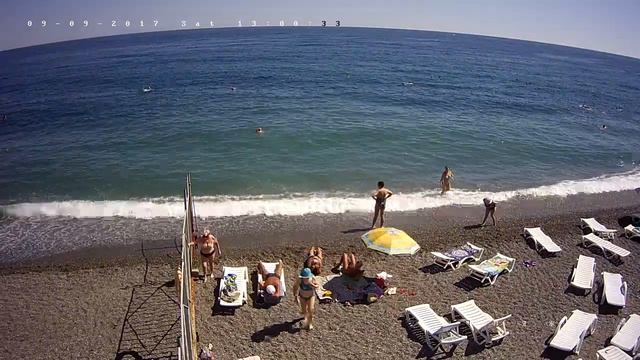 Вебкамера "Пляж Дубны". Запись 09.09.2017 13:00:04 смотреть онлайн
