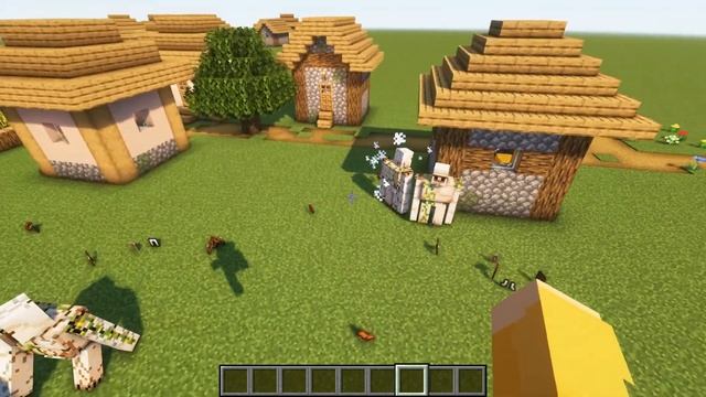 Extreme VILLAGERS Vs PILLAGERS - RAID Vs VILLAGER In Minecraft Mob Battle