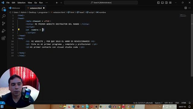 Asignar una variable , declarar una variable : prompt , let ,alert ; programacion básica " parte 5 смотреть онлайн