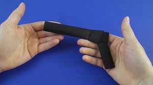 Как сделать простой пистолет из бумаги. Оригами пистолет