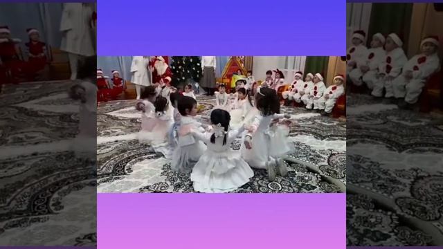 Новогодний утренник средней группы ДОУ #1"Дюймовочка" города Кадамжай смотреть онлайн
